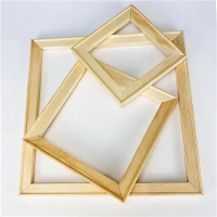 Pasokan Langsung Pabrik Bingkai Dalam Kanvas Batangan Kanvas Membentang Kayu