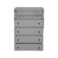 Bisakah saya menemukan lemari kantor 6 laci dengan lapisan cermin?