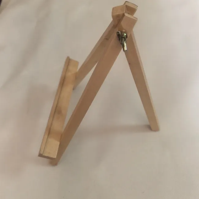 Wood Mini Stand Displaying Easel